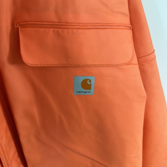 Carhartt rain Jacket pretty well worn but still completely water proof. - Picture 2 of 8